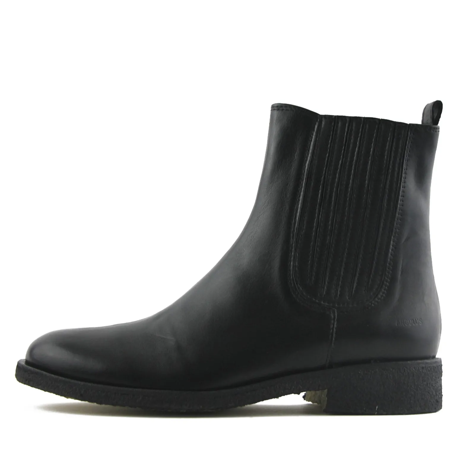 Angulus 7246-103 Sort Chelsea Damestøvle