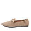 Billi Bi A4503 Taupe Ruskinds Loafer m/bidsel