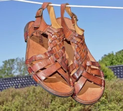 Bubetti 3456 Cognac Patina rem sandal med flet