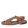Bubetti 3456 Kork Patina  rem sandal med flet