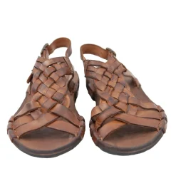 Bubetti 3456 Kork Patina  rem sandal med flet
