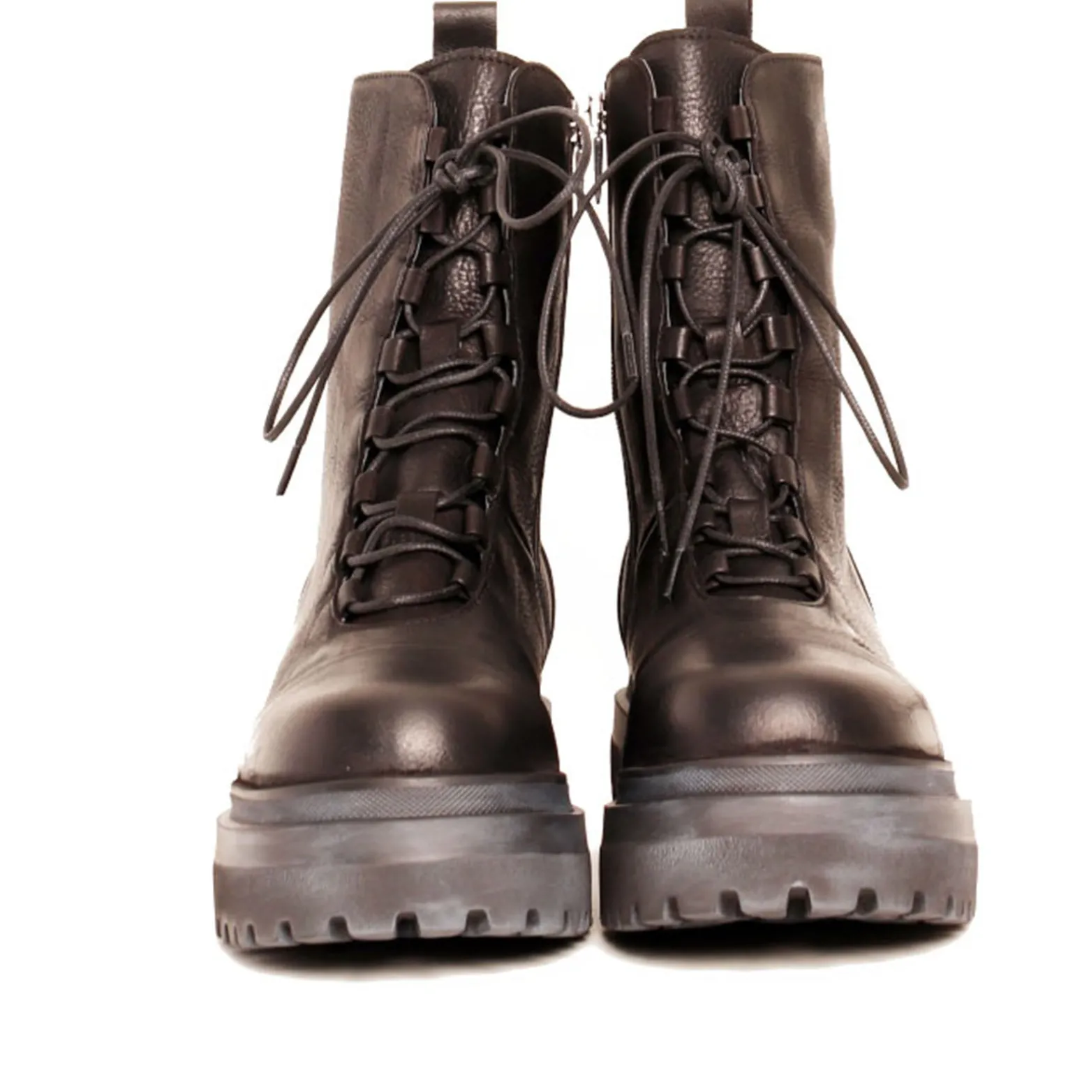 Lofina 2801 sort snørestv. med lynlås