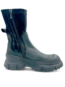 Lofina 6328 Støvle med stretchskaft Sort