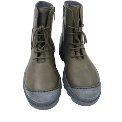 Lofina I6-965 Carciofo Grøn Dame Snørestøvle i Skind