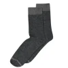 MP Denmark Erina Glitter Wool Rib Socks 59532 Grå